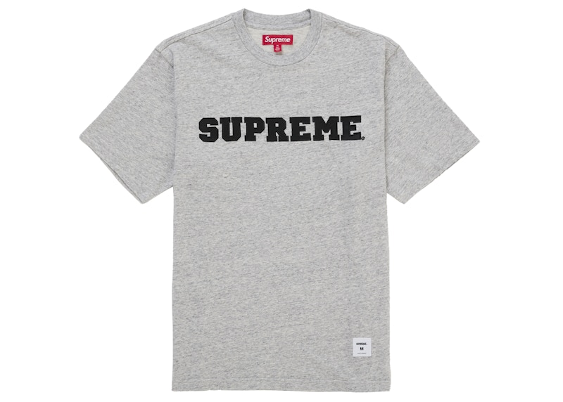 Supreme Collegiate Appliqué S/S Top Grey