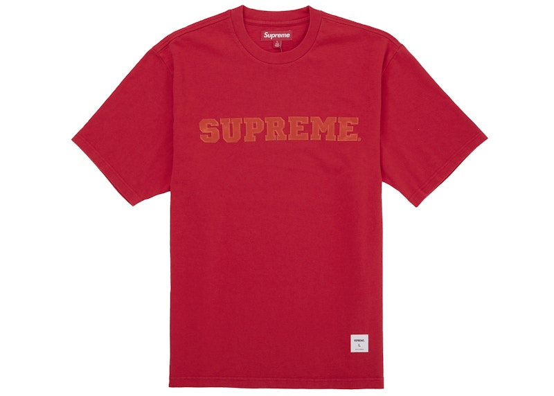 Supreme Collegiate Appliqué S/S Top Red