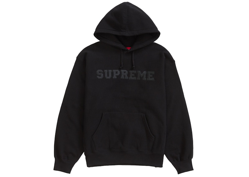 Supreme Collegiate Hooded Sweatshirt Black