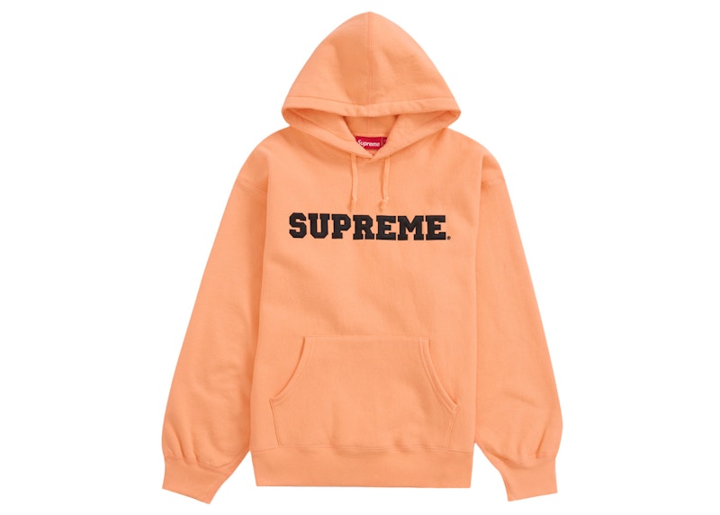 Supreme Collegiate Hooded Sweatshirt Peach