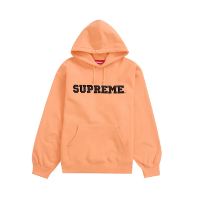 Supreme Collegiate Hooded Sweatshirt Peach
