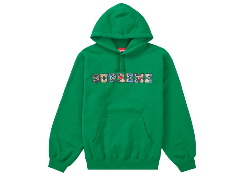 Supreme hoodie patchwork online