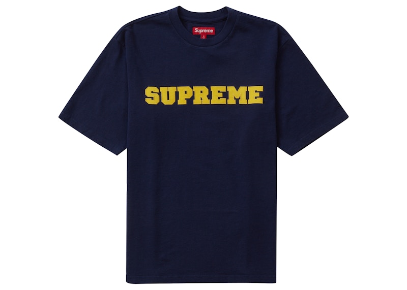 Buy Supreme Intarsia S/S Top (SS25) Navy - Novelship
