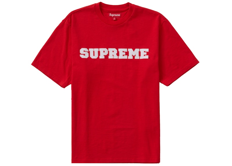 Supreme Overprint Knockout S/S Top Bright Redを購入 - Novelship