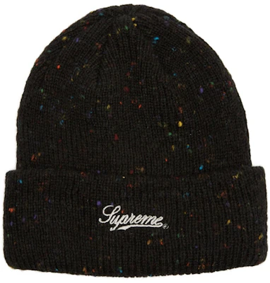 Supreme Coloured Speckle Beanie Hitam Buy Supreme Coloured Speckle Beanie Hitam