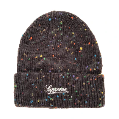 Supreme Colored Speckle Beanie Brown