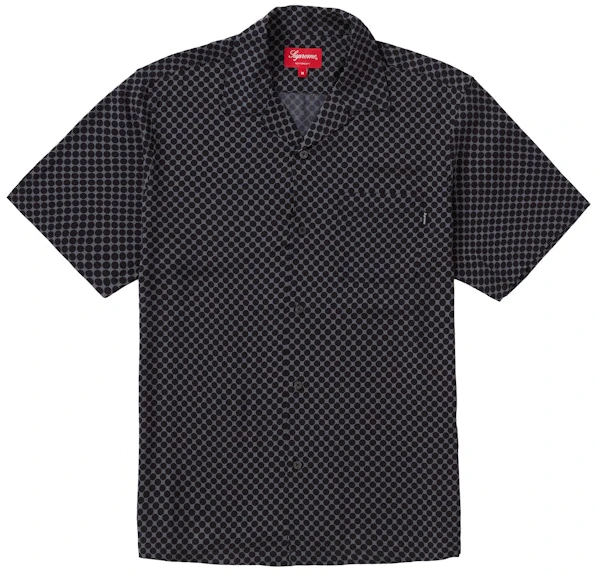 supreme-compact-dot-rayon-s-s-shirt-black