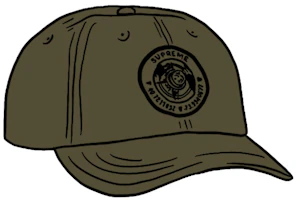 Supreme Compass 6-Panel Olive Supreme Compass 6-Panel Olive