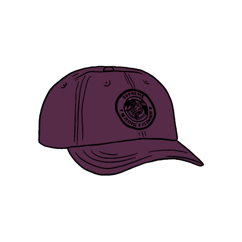 Supreme Compass 6-Panel Purple