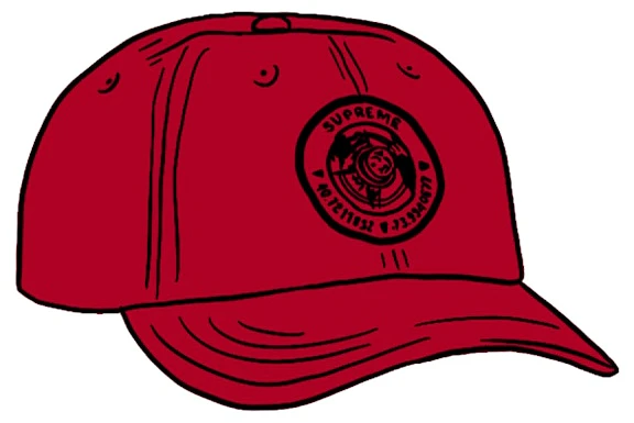 supreme-compass-6-panel-red