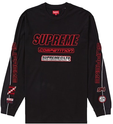 Supreme Competition L/S Top Black Buy Supreme Competition L/S Top Black