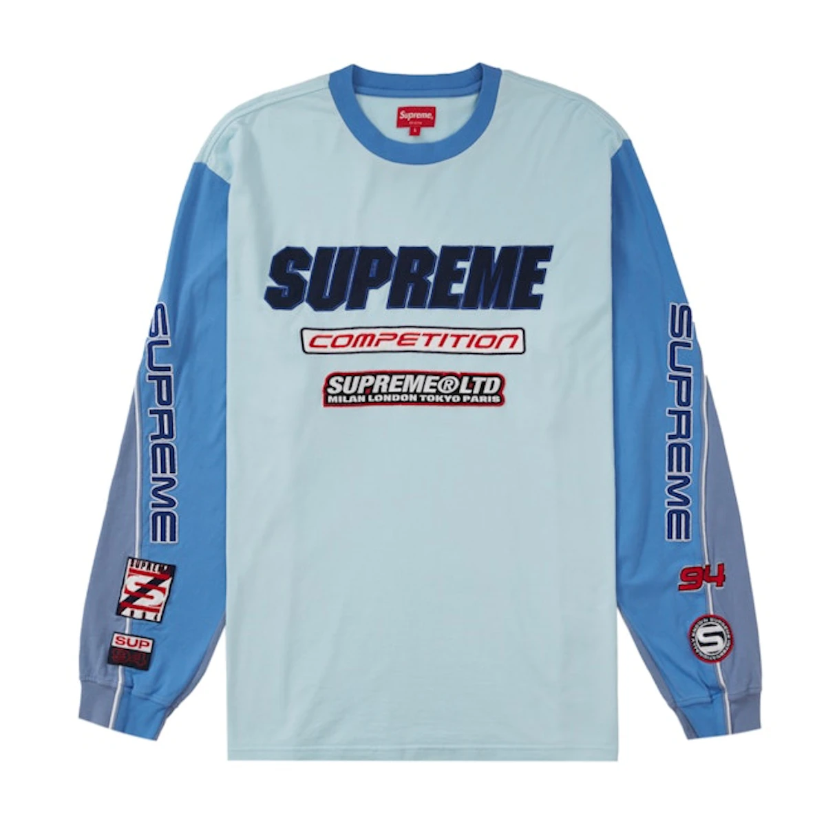 Buy Supreme Competition L/S Top Light Blue - Novelship Buy Supreme Competition L/S Top Light Blue - Novelship