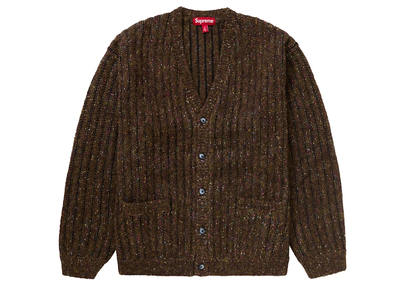 Supreme Confetti Cardigan Brown