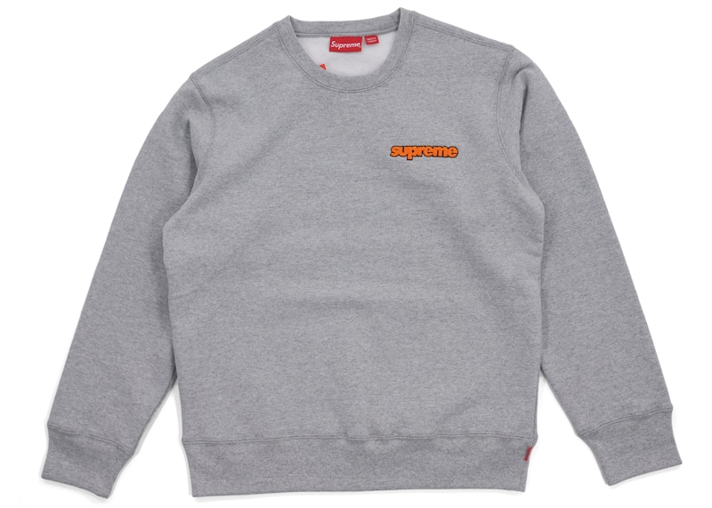 Supreme Connect Crewneck Sweatshirt Heather Grey