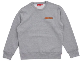 Supreme Connect Crewneck Sweatshirt Heather Grey Supreme Connect Crewneck Sweatshirt Heather Grey