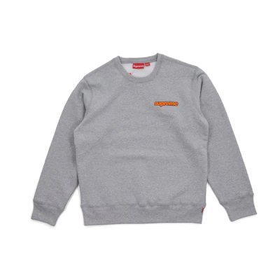 Supreme Connect Crewneck Sweatshirt Heather Grey