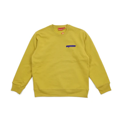 Supreme Connect Crewneck Sweatshirt Mustard