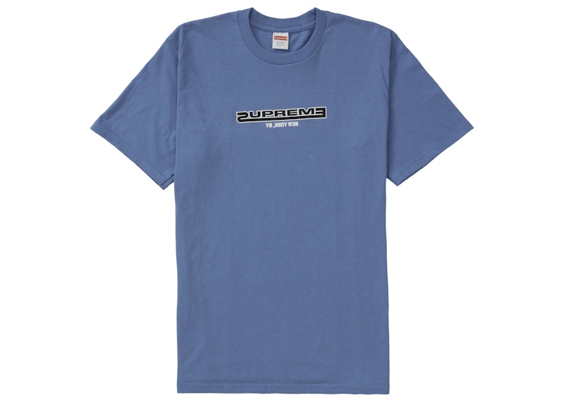 Buy Supreme Connected Tee Dusty Light Royal (FW21) - Baju T-Shirt Biru Muda Keruh