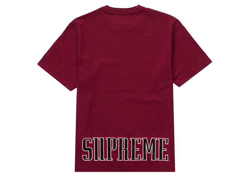 Supreme Contrast Appliqué S/S Top Cardinal