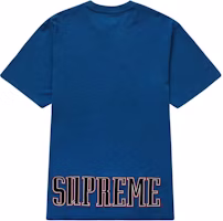 Supreme Contrast Appliqué S/S Top Light Blue Supreme Contrast Appliqué S/S Top Light Blue