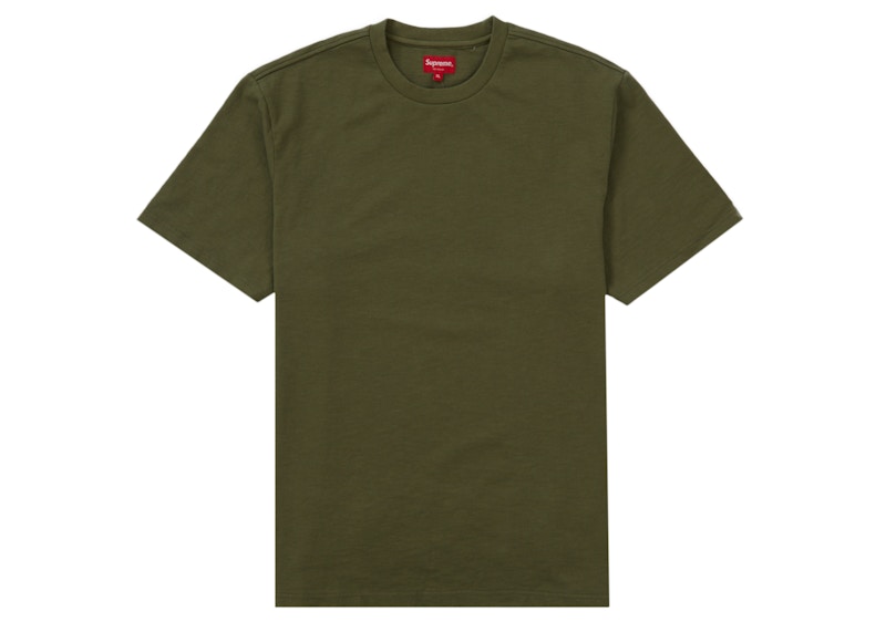 Supreme Contrast Appliqué S/S Top Olive 圖 2