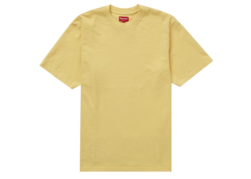 Supreme Contrast Appliqué S/S Top Pale Yellow 圖 2