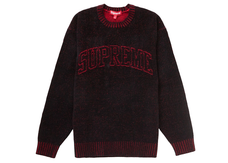 Supreme Contrast Arc Sweater Black
