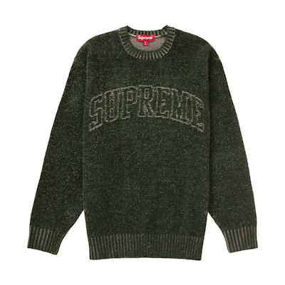 Supreme Contrast Arc Sweater Olive