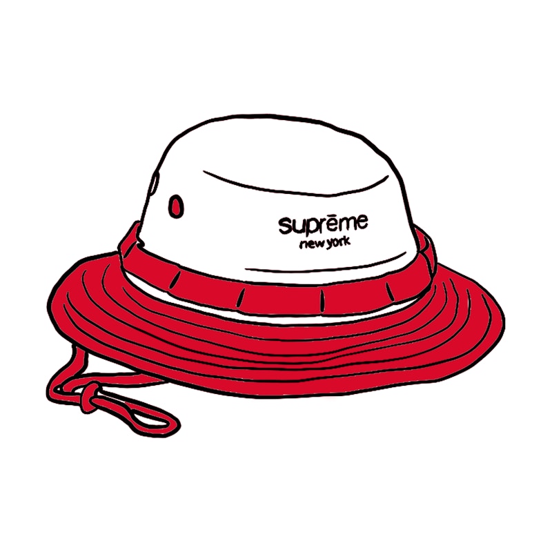 Supreme Contrast Boonie Red