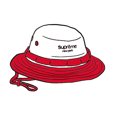 Supreme Contrast Boonie Red