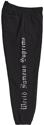 Supreme Contrast Cutout Sweatpant Black Order Supreme Contrast Cutout Sweatpant Black
