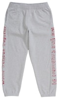 Supreme Contrast Cutout Sweatpant Heather Grey