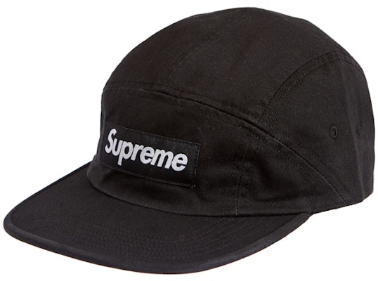 Supreme Contrast Panel Camp Cap Black Buy Supreme Contrast Panel Camp Cap Black