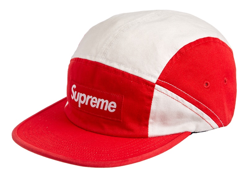 Buy Supreme 對比色拼接野營帽 紅色