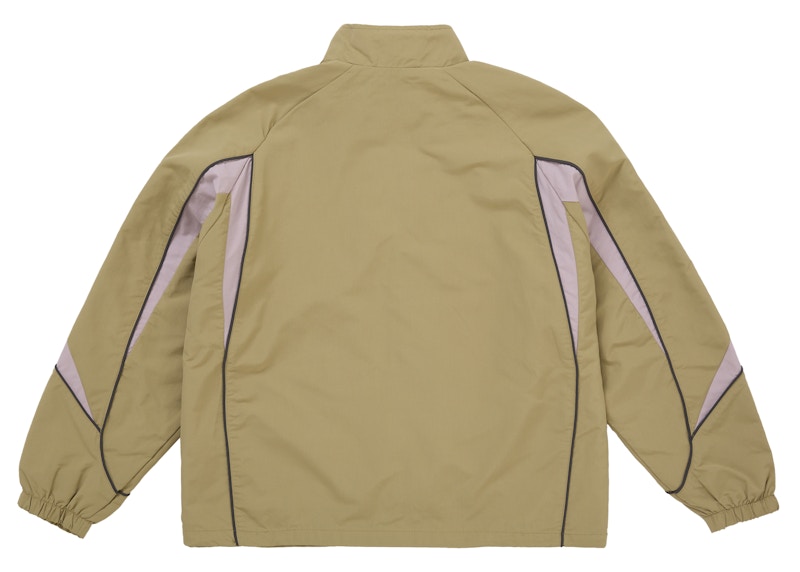 Supreme Contrast Piping Track Jacket Tan 圖 3