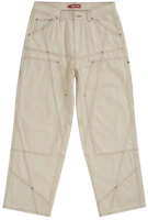 Supreme Contrast Stitch Double Knee Painter Jean Natural Supreme Contrast Stitch Double Knee Painter Jean Natural