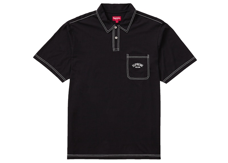 トップス Supreme Patchwork Knit Zip Up Polo Supreme Patchwork Knit Zip Up Polo (SS20) - $148