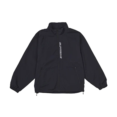 Supreme Contrast Zip Track Jacket Black