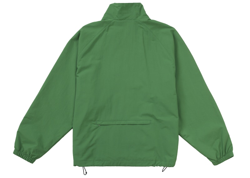 Order Supreme Contrast Zip Track Jacket Hijau