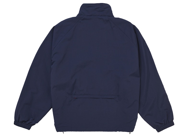 Supreme Contrast Zip Track Jacket Navy 圖 2