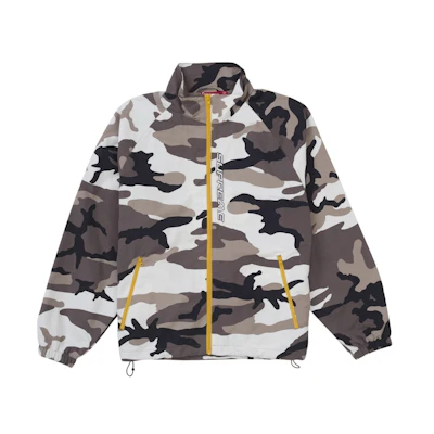 Supreme Contrast Zip Track Jacket Snow Camo