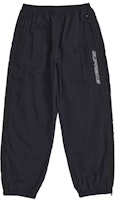 Supreme Contrast Zip Warm Up Pant Black