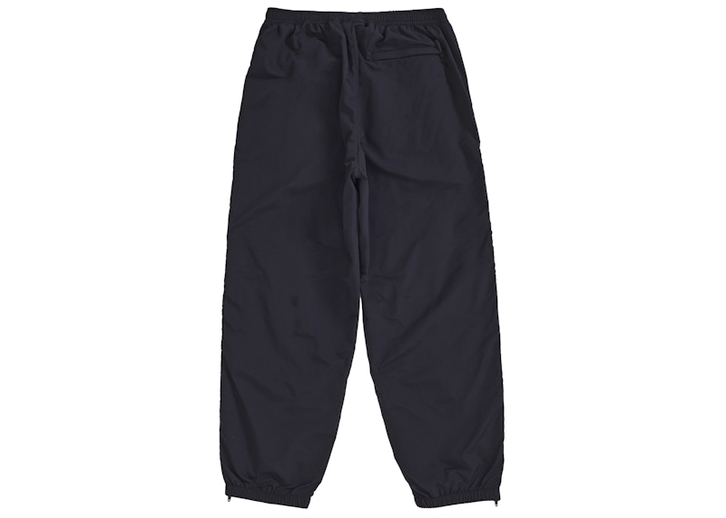 Lookbook Supreme Celana Panjang Contrast Zip Warm Up Hitam