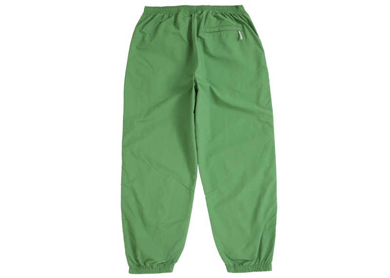 Lookbook Supreme 對比拉鍊運動長褲 綠色