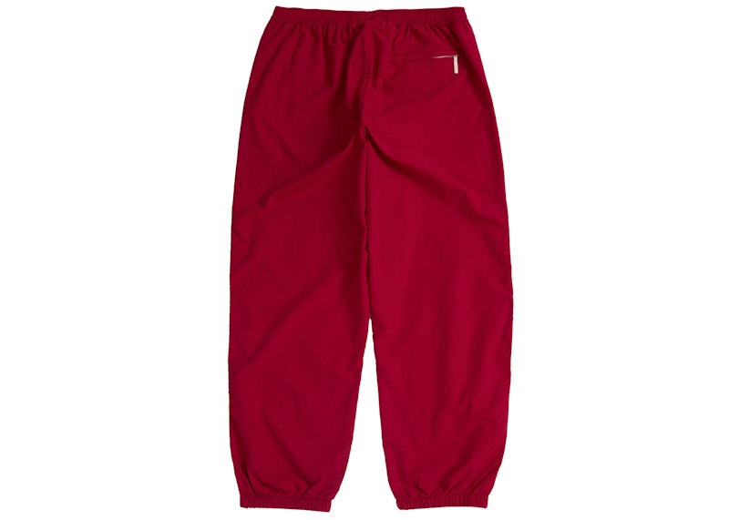 Lookbook Supreme Contrast Zip Warm Up Pant Red