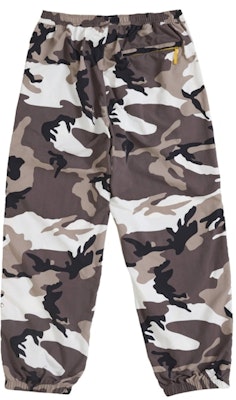 Supreme Contrast Zip Warm Up Pant Snow Camo Lookbook Supreme Contrast Zip Warm Up Pant Snow Camo