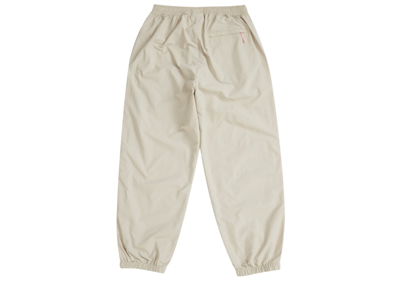 Lookbook Supreme Contrast Zip Warm Up Celana Panjang Tan.