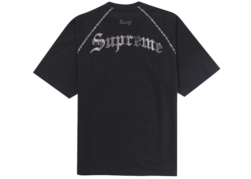 Supreme Coogi Raglan S/S Top Black 圖 2