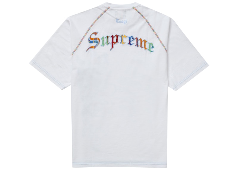 Supreme Coogi Raglan S/S Top White 圖 2