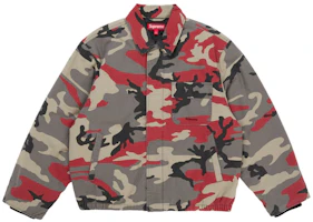 Supreme Cordura Twill Utility Jacket Red Camo Supreme Cordura Twill Utility Jacket Red Camo